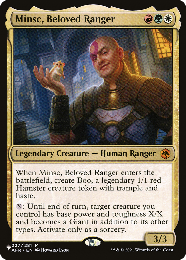 Minsc, Beloved Ranger (LIST-227/281) - The List