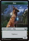 Dog (TSNC-010) - Streets of New Capenna Tokens Foil