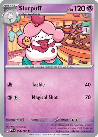 Slurpuff 094/217  ME Ascended Heroes - Uncommon