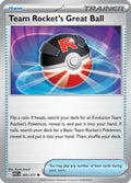 Team Rocket's Great Ball 205  - Reverse Holofoil ME Ascended Heroes - Uncommon