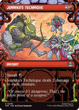 Jennika's Technique (Showcase) (TMT-236) - Teenage Mutant Ninja Turtles