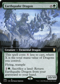 Earthquake Dragon (Extended Art) (CLB-588) - Commander Legends: Battle for Baldur's Gate: (Extended Art) Foil