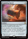 Exploding Barrel (Surge Foil) (TMC-039) - Commander: Teenage Mutant Ninja Turtles Foil