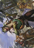 Wandering Troubadour // Wandering Troubadour (AAFR-064) - Adventures in the Forgotten Realms Art Series (Borderless) Foil