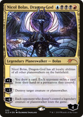 Nicol Bolas, Dragon-God (Stained Glass) (SLD-522) - Secret Lair Drop Foil