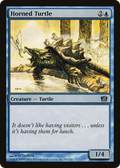 Horned Turtle (8ED-083) - 8th Edition Foil