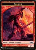 Soldier (UMA) // Dwarf (ELD) Double-sided Token (LIST-11 // 7) - The List Reprints