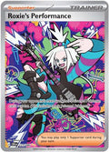 Roxie's Performance 121/086  - Holofoil ME04 Chaos Rising - Special Illustration Rare