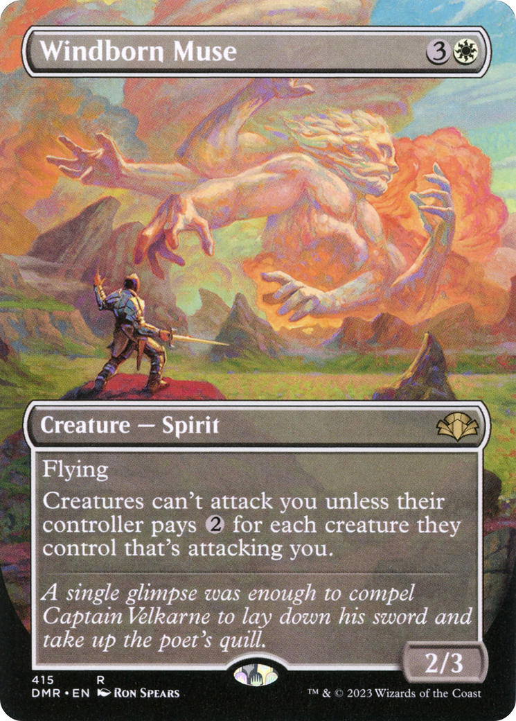 Windborn Muse (Borderless) (DMR-415) - Dominaria Remastered