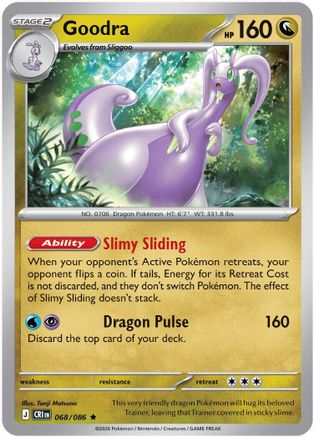 Goodra (Non-Holo) 068/086  Deck Exclusives - Uncommon