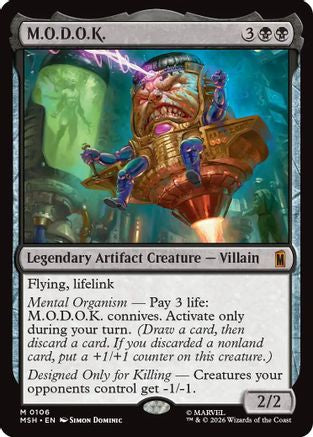 M.O.D.O.K. (MSH-106) - Marvel Super Heroes Foil