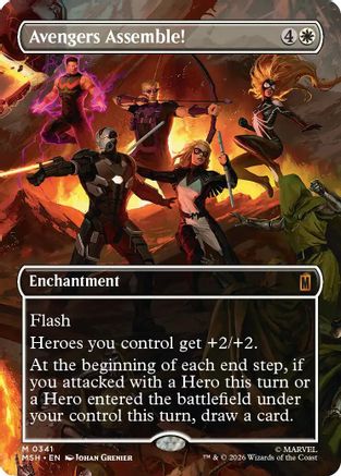 Avengers Assemble! (Borderless) (0341) (MSH-341) - Marvel Super Heroes
