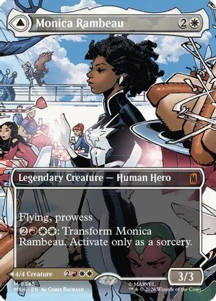 Monica Rambeau (Borderless) (0345) (MSH-345) - Marvel Super Heroes Foil