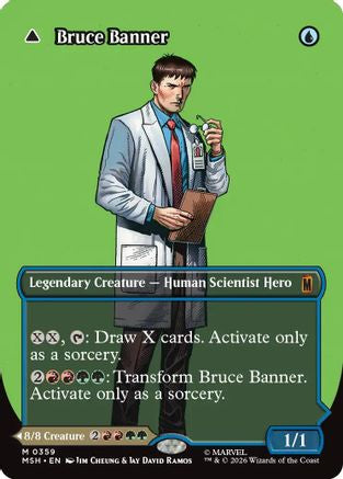 Bruce Banner (Borderless) (0359) (MSH-359) - Marvel Super Heroes Foil