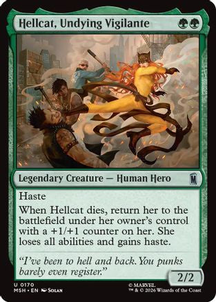 Hellcat, Undying Vigilante (MSH-170) - Marvel Super Heroes