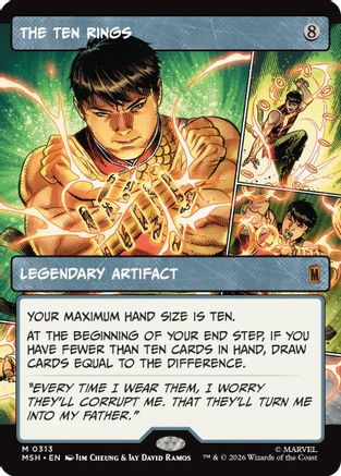The Ten Rings (Borderless) (MSH-313) - Marvel Super Heroes
