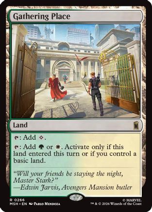 Gathering Place (MSH-266) - Marvel Super Heroes Foil