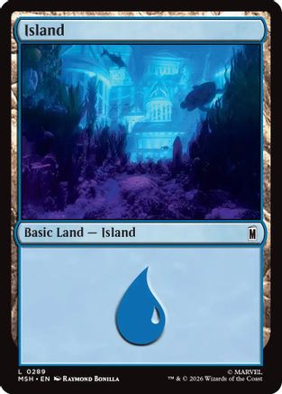 Island (0289) (MSH-289) - Marvel Super Heroes Foil