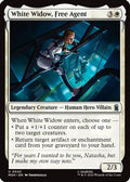 White Widow, Free Agent (MSH-042) - Marvel Super Heroes Foil