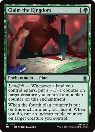 Claim the Kingdom (MSH-163) - Marvel Super Heroes Foil