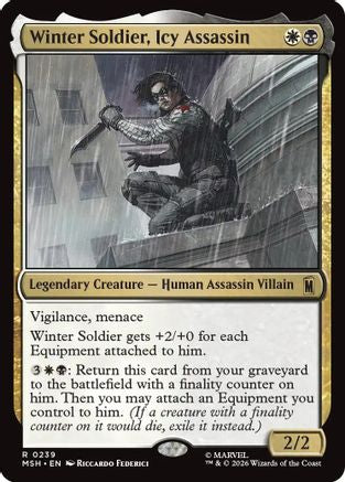 Winter Soldier, Icy Assassin (MSH-239) - Marvel Super Heroes