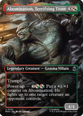 Abomination, Terrifying Titan (Borderless) (MSH-333) - Marvel Super Heroes Foil