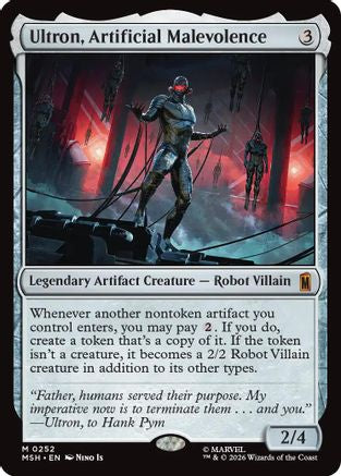 Ultron, Artificial Malevolence (MSH-252) - Marvel Super Heroes