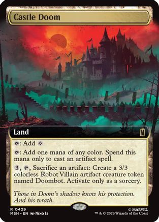 Castle Doom (Extended Art) (MSH-429) - Marvel Super Heroes