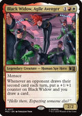 Black Widow, Agile Avenger (MSC-077) - Commander: Marvel Super Heroes