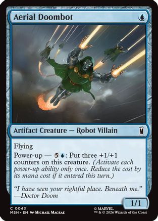 Aerial Doombot (MSH-043) - Marvel Super Heroes