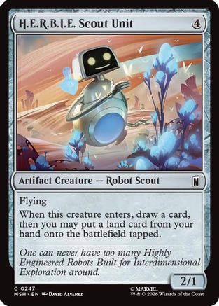 H.E.R.B.I.E. Scout Unit (MSH-247) - Marvel Super Heroes Foil