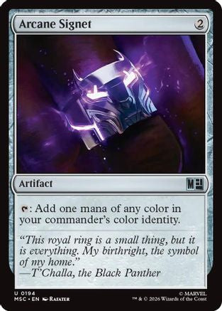 Arcane Signet (MSC-194) - Commander: Marvel Super Heroes