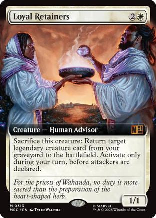 Loyal Retainers (Extended Art) (MSC-313) - Commander: Marvel Super Heroes