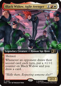 Black Widow, Agile Avenger (Extended Art) (MSC-395) - Commander: Marvel Super Heroes Foil