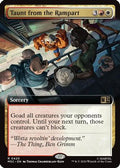 Taunt from the Rampart (Extended Art) (MSC-420) - Commander: Marvel Super Heroes Foil
