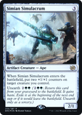 Simian Simulacrum (PRE-205) - The Brothers' War Promos Foil