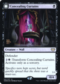 Concealing Curtains (PRE-101) - Innistrad: Crimson Vow Promos: (Double Faced Transform) Foil