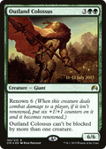Outland Colossus (PRE-193) - Magic Origins Promos Foil