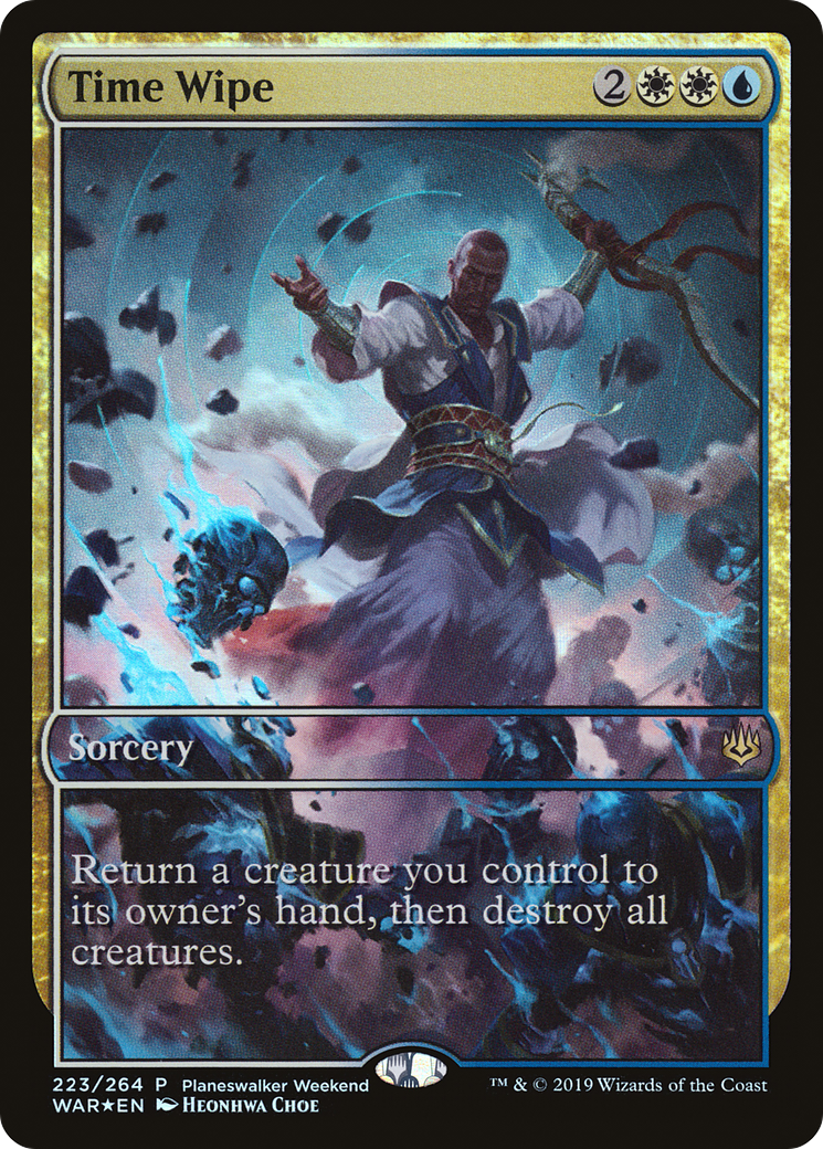 Time Wipe (PEP-223) - War of the Spark Promos Foil
