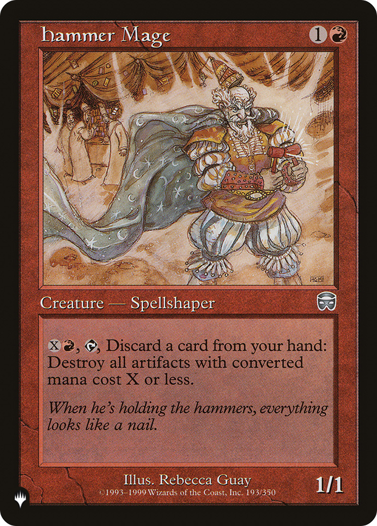 Hammer Mage (LIST-193/350) - The List