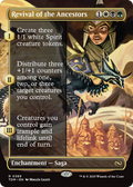 Revival of the Ancestors (Borderless) (TDM-389) - Tarkir: Dragonstorm: (enchantment)