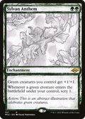 Sylvan Anthem (Showcase) (MH2-357) - Modern Horizons 2: (Showcase) Foil