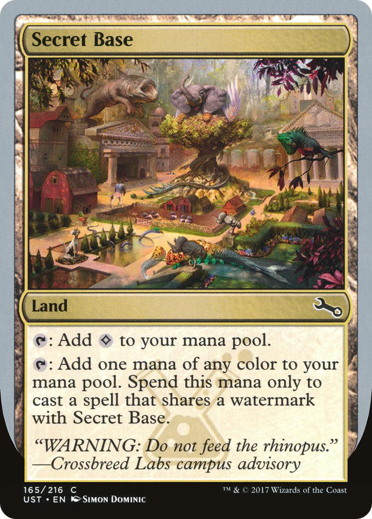 Secret Base (E) (UST-165) - Unstable