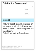 Point to the Scoreboard (UNK-CU11) - Unknown Event