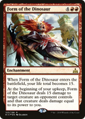 Form of the Dinosaur (PRE-103S) - Rivals of Ixalan Promos Foil