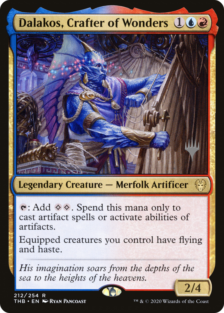 Dalakos, Crafter of Wonders (PPTHB-212) - Theros Beyond Death Promos
