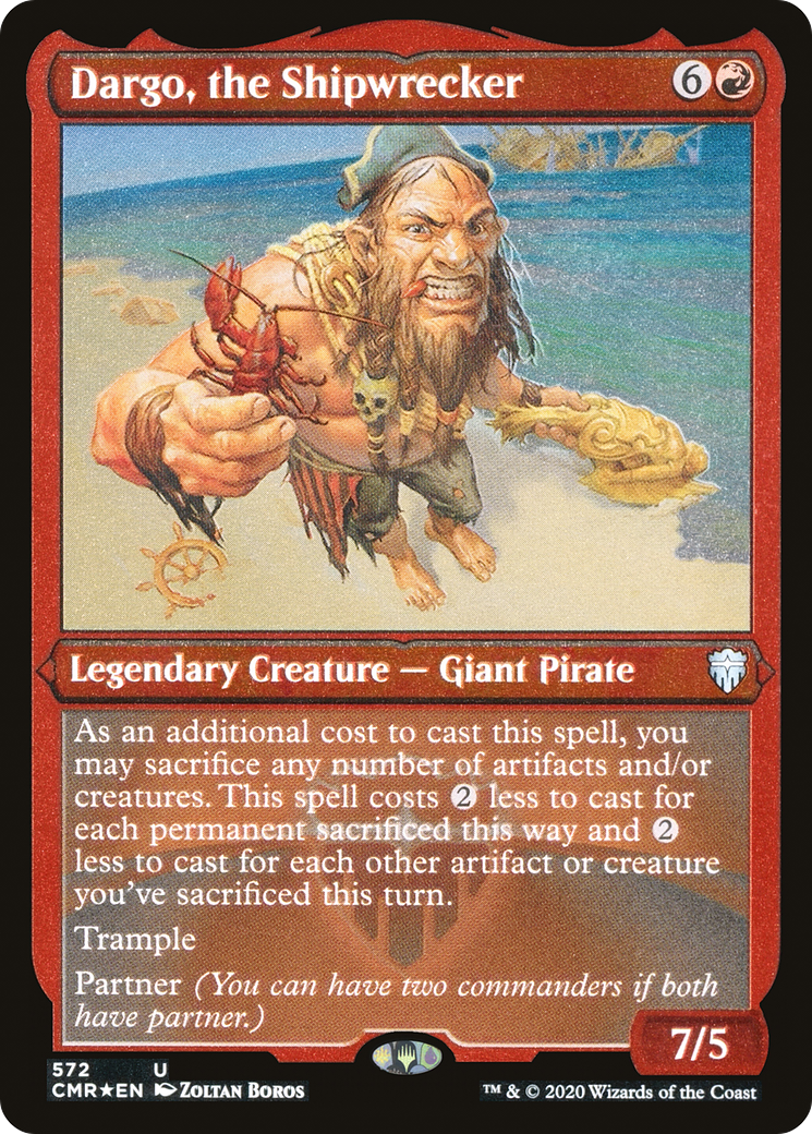 Dargo, the Shipwrecker (Foil Etched) (CMR-572) - Commander Legends Foil