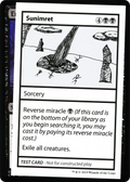 Sunimret (No PW Symbol) (CMB1-) - Mystery Booster Playtest Cards 2021