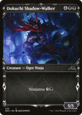 Dokuchi Shadow-Walker (Showcase) (NEO-339) - Kamigawa: Neon Dynasty: (Showcase) Foil