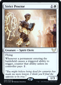 Strict Proctor (PRE-33S) - Strixhaven: School of Mages Promos Foil